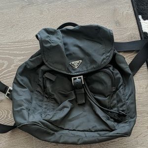 Prada mini Vela nylon backpack